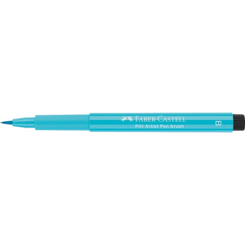 Faber-Castell Pitt Artist Pen Brush Tuschestift 154 kobalttürkis hell