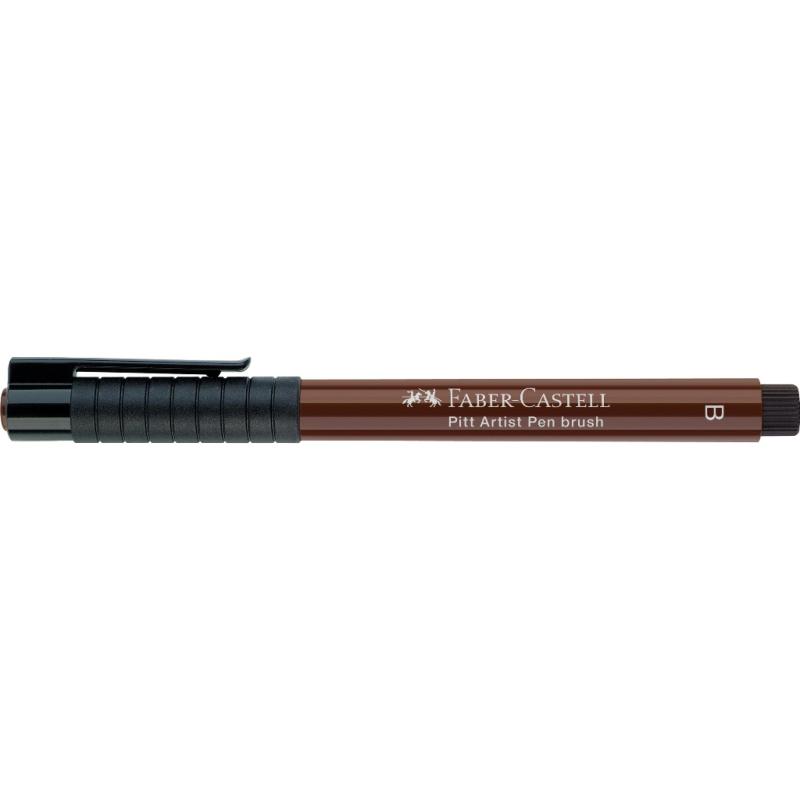 Faber-Castell Pitt Artist Pen Brush Tuschestift 175 sepia dunkel