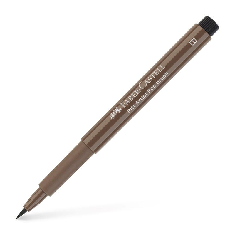 Faber-Castell Pitt Artist Pen Brush Tuschestift 177 walnußbraun