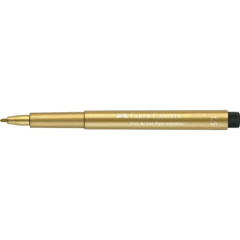 Faber-Castell Pitt Artist Pen Metallic 1.5 Tuschestift 250 gold