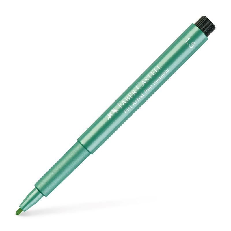 Faber-Castell Pitt Artist Pen Metallic 1.5 Tuschestift 294 grün