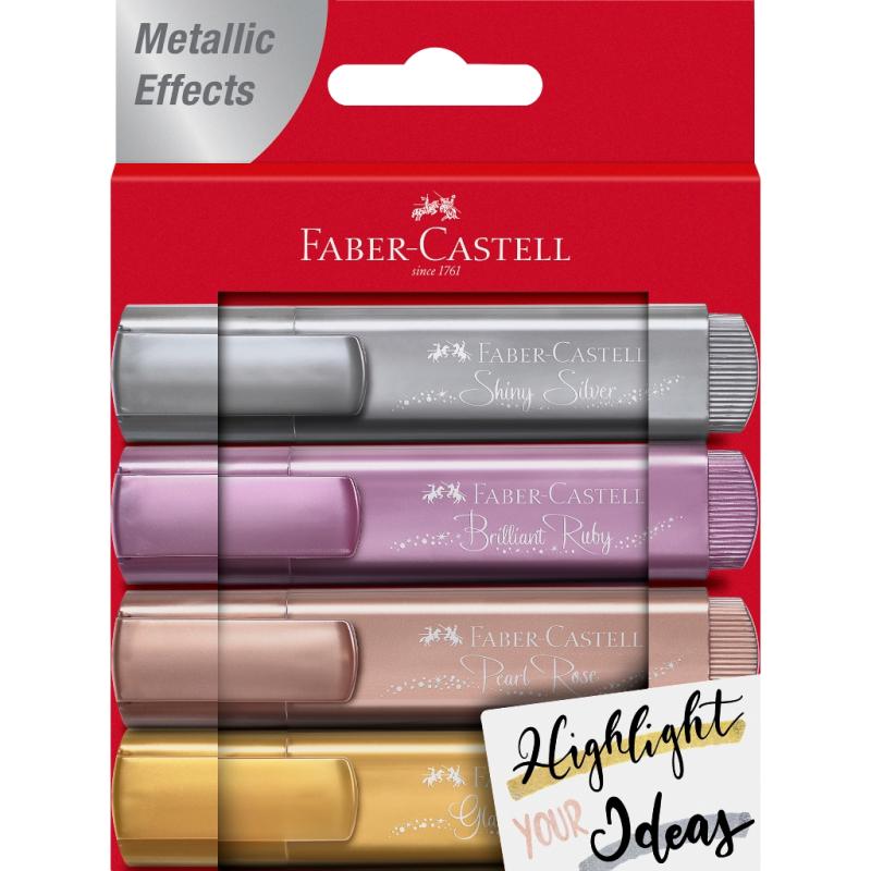 Faber-Castell Textliner 1546 metallic 4er Etui