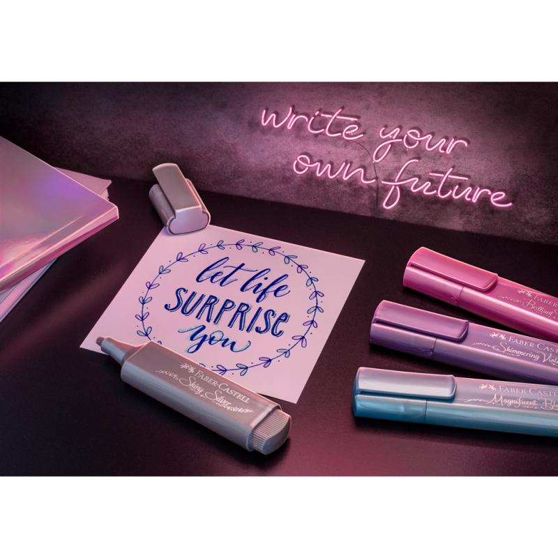 Faber-Castell Textliner 1546 metallic 4er Etui