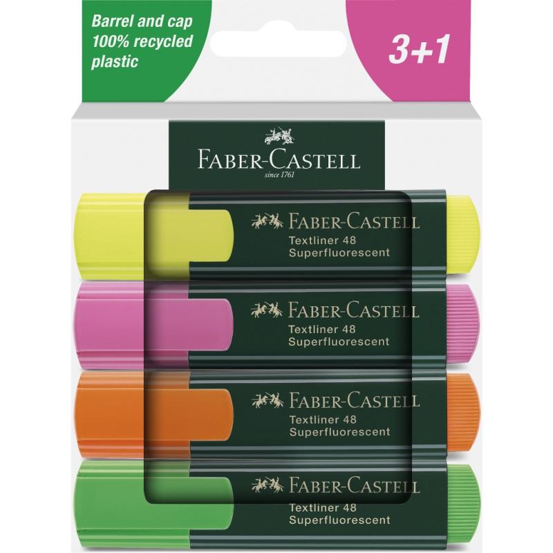 Faber-Castell Textliner 1548 4er Etui