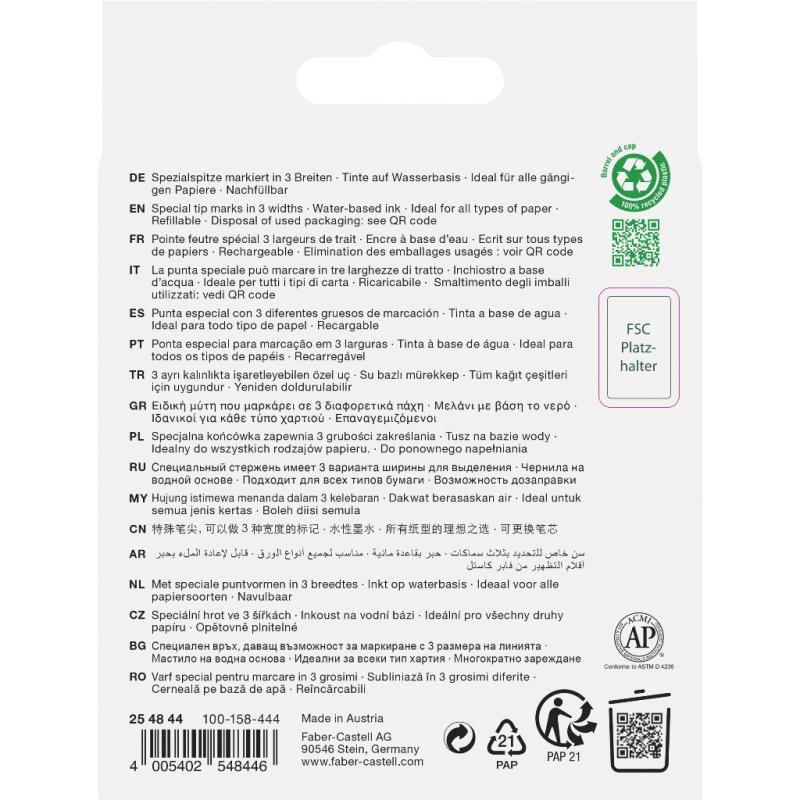 Faber-Castell Textliner 1548 4er Etui