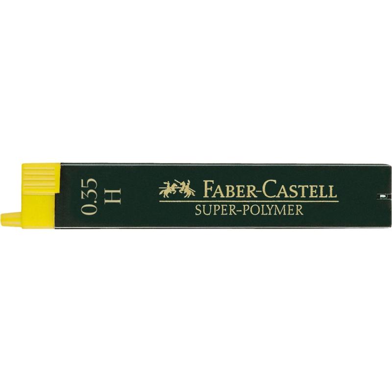 Faber-Castell 12 Fein-Minen Super-Polymer 0,35 mm H