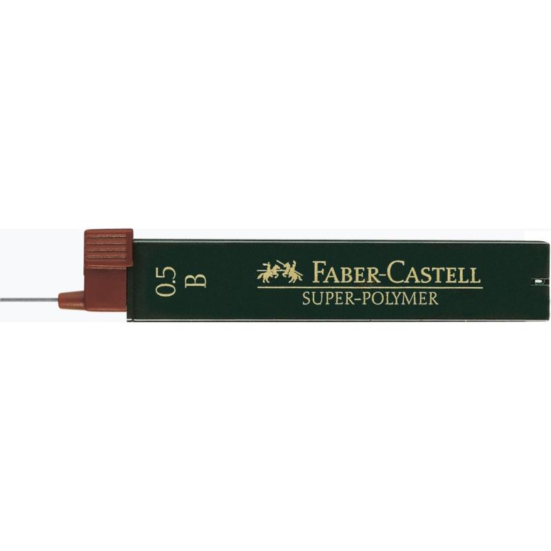 Faber-Castell 12 Fein-Minen Super-Polymer 0.5 mm B