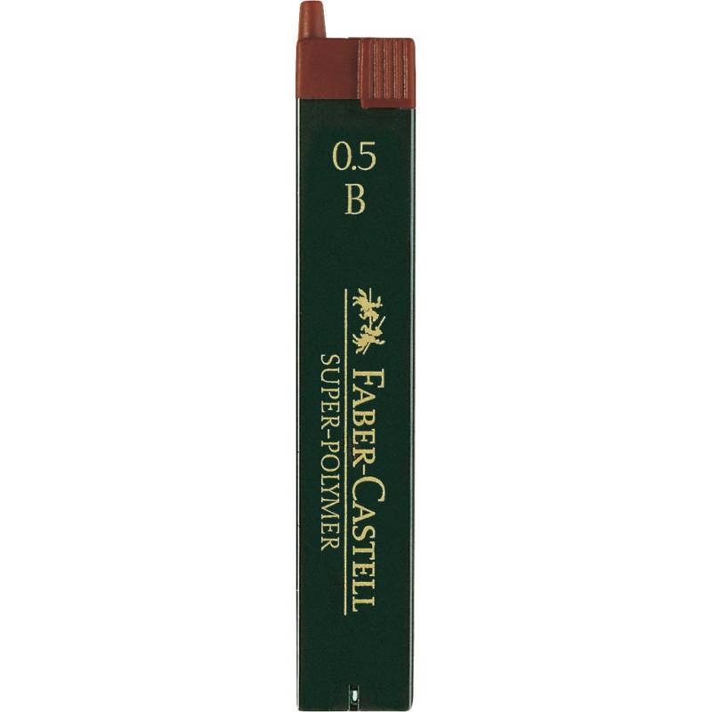 Faber-Castell 12 Fein-Minen Super-Polymer 0.5 mm B