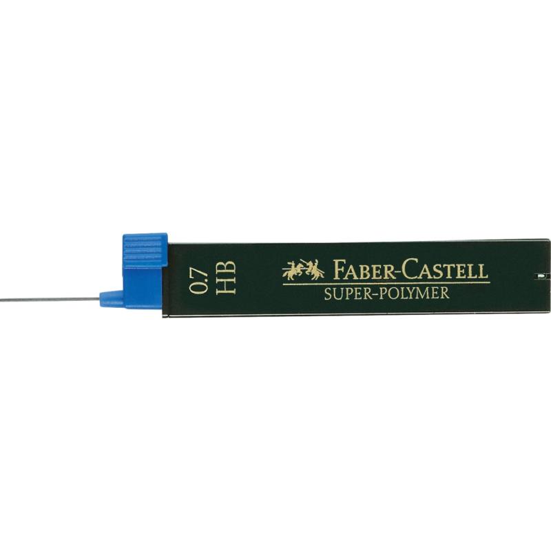 Faber-Castell 12 Fein-Minen Super-Polymer 0,7 mm HB