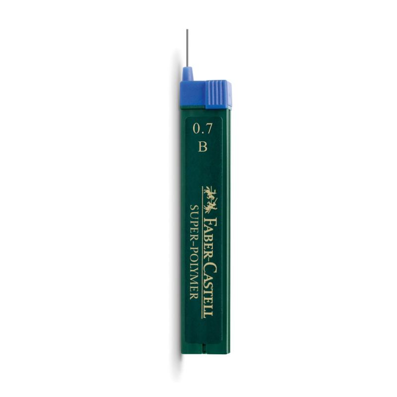 Faber-Castell 12 Fein-Minen Super-Polymer 0,7 mm B
