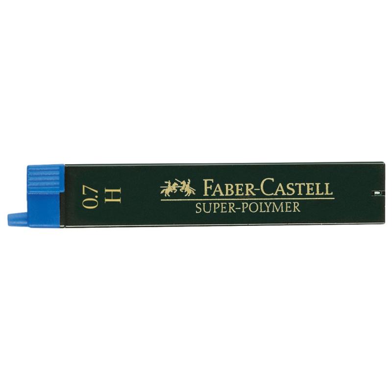 Faber-Castell 12 Fein-Minen Super-Polymer 0,7 mm H