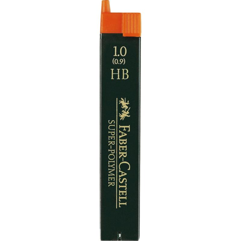Faber-Castell 12 Fein-Minen Super-Polymer 1,0 mm HB