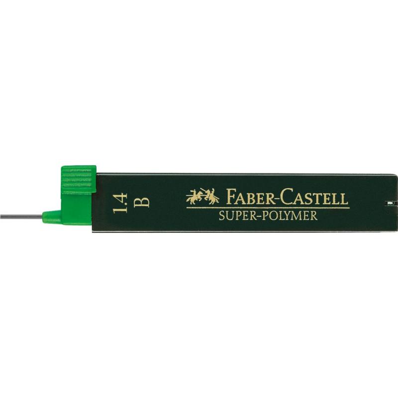 Faber-Castell 6 Fein-Minen Super-Polymer 1,4 mm B