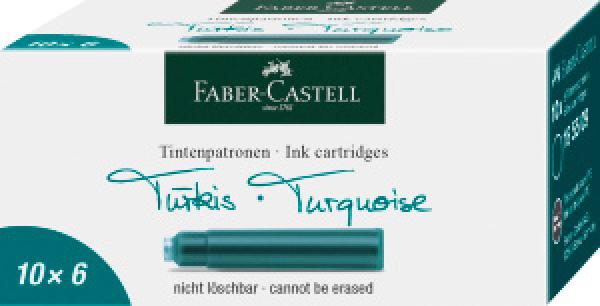 Faber-Castell Standard Tintenpatrone nicht löschbar - turquoise