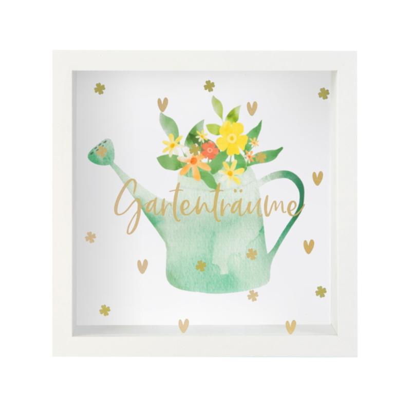 Goldbuch Spardose Wunscherfüller mit Glasfront - Gartenträume