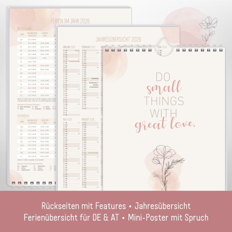 Häfft Bastelkalender A5+ Blush 2026