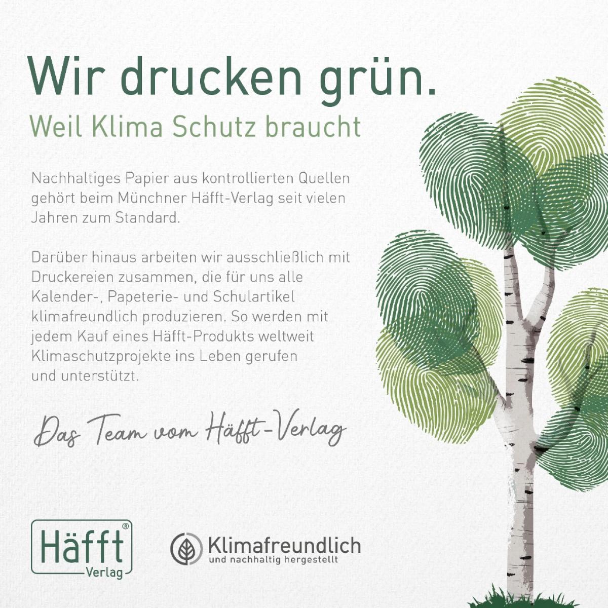 Häfft Family-Timer A5 Wire-O 18 Monate Wild Flower 2025/26