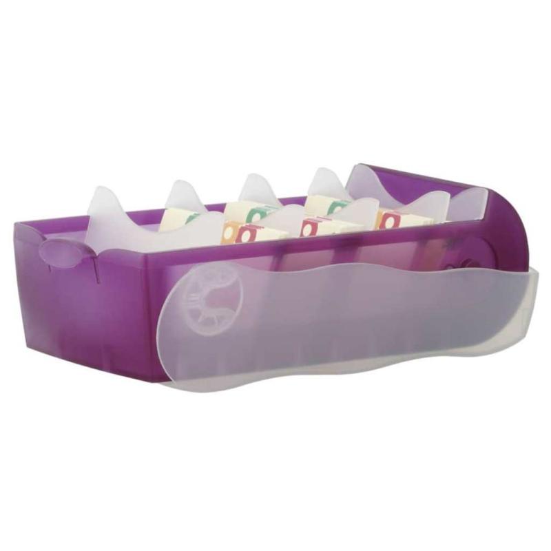 Han Karteibox Croco A8 transluzent-lila