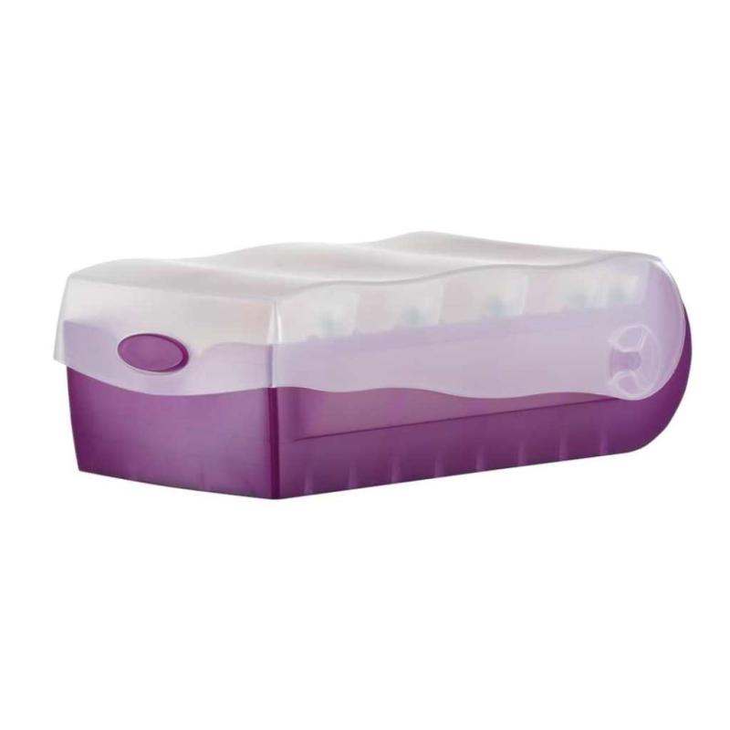 Han Karteibox Croco A8 transluzent-lila