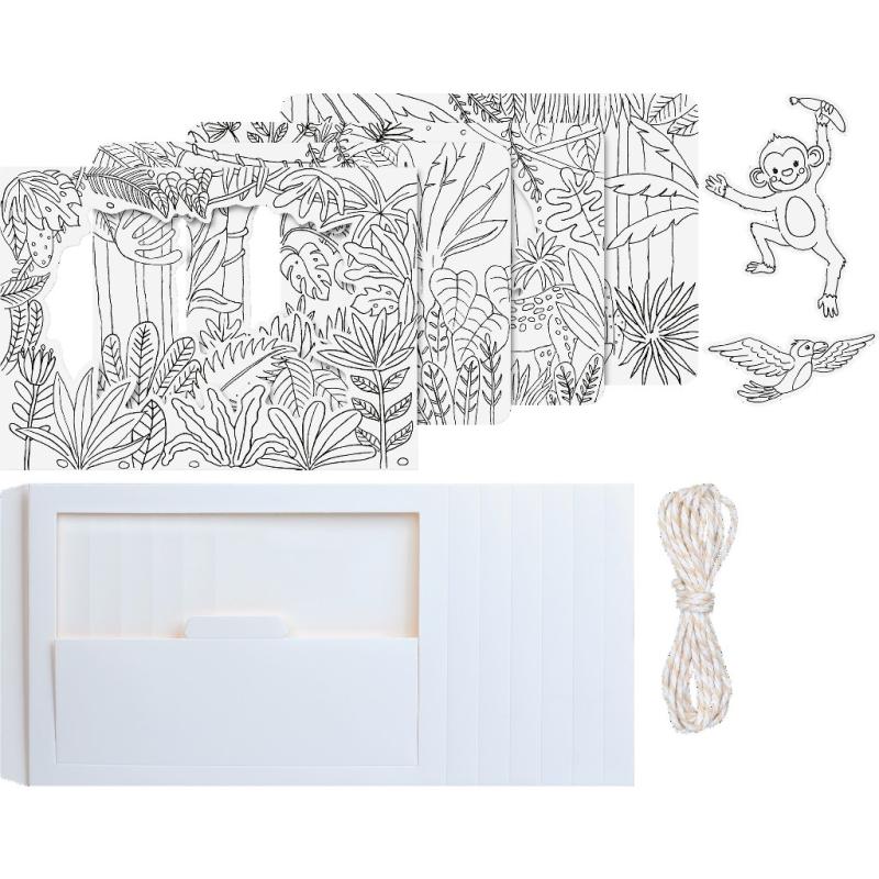 Heyda Bastel-Set Karton-Theater „Jungle“