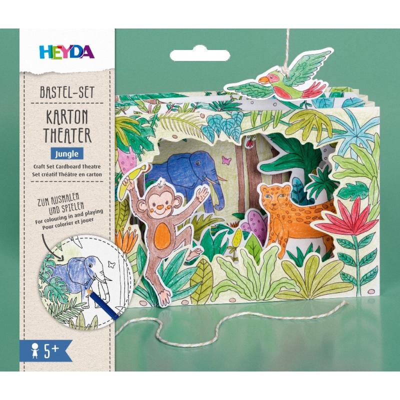 Heyda Bastel-Set Karton-Theater „Jungle“