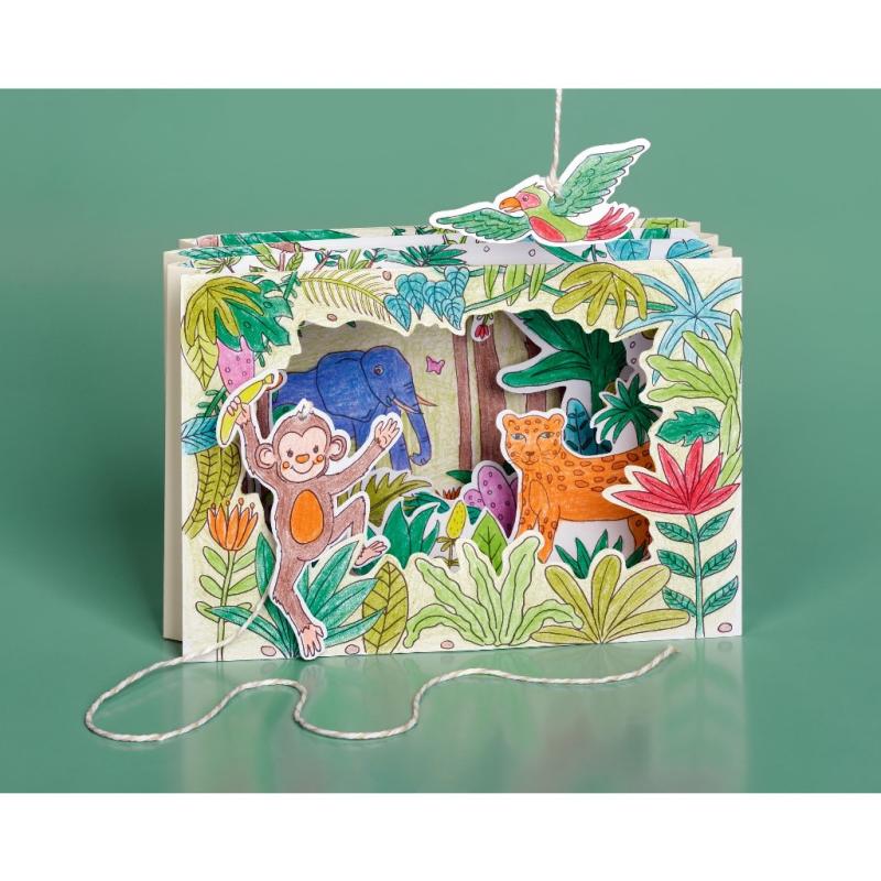 Heyda Bastel-Set Karton-Theater „Jungle“