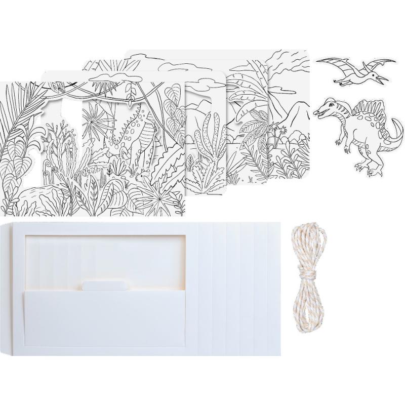 Heyda Bastel-Set Karton-Theater „Dino“