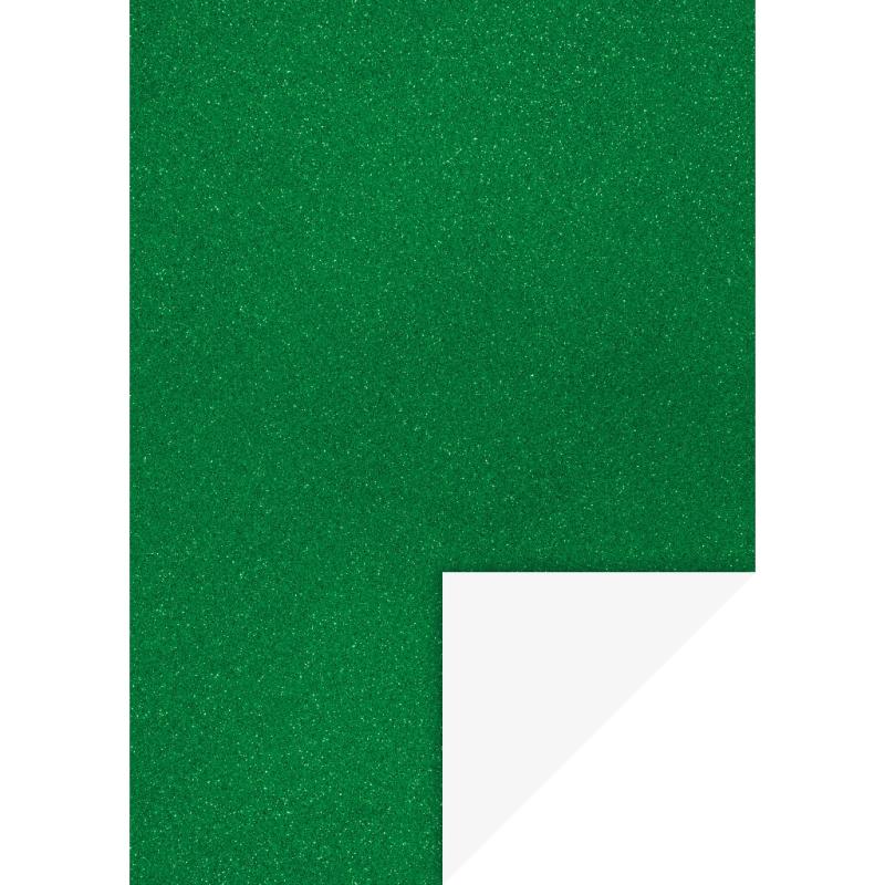 Heyda Glitterkarton A4 200g/m² dunkelgrün