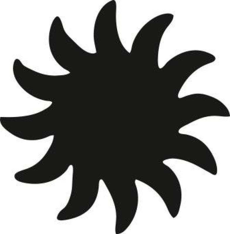 Heyda Motivstanzer klein Sonne