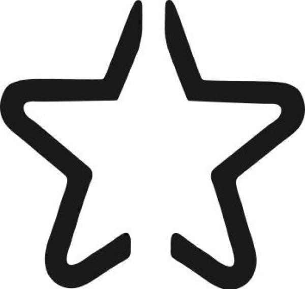 Heyda Motivstanzer klein Pop-Up Stern