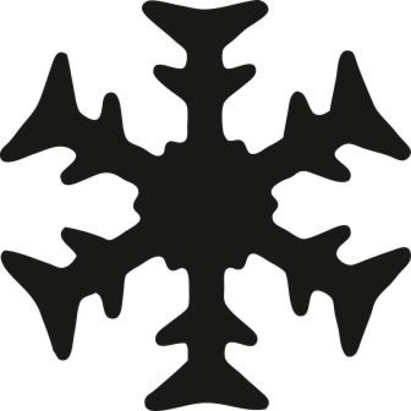 Heyda Motivstanzer klein Schneeflocke