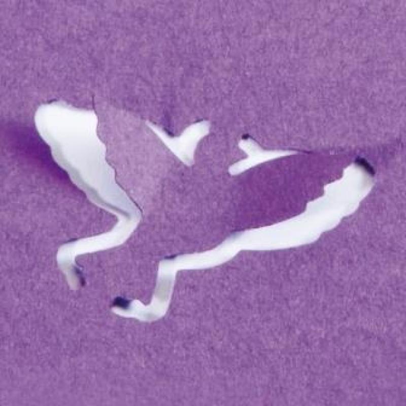 Heyda Motivstanzer klein Pop-Up Taube