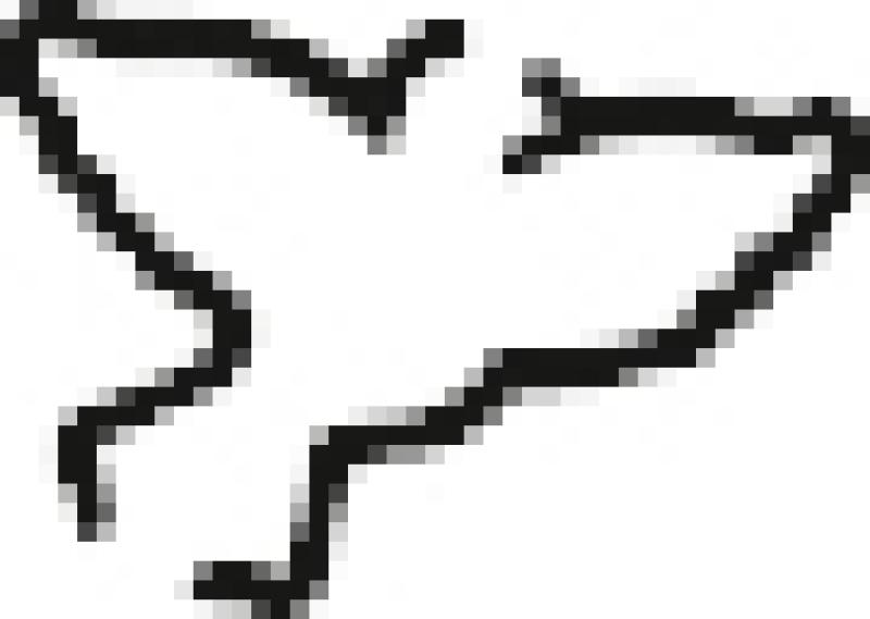 Heyda Motivstanzer klein Pop-Up Taube