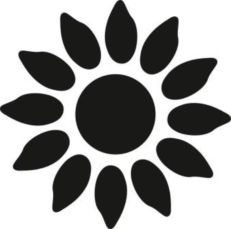 Heyda Motivstanzer klein Sonnenblume