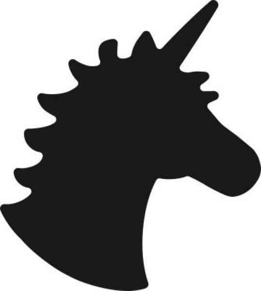 Heyda Motivstanzer klein Einhorn