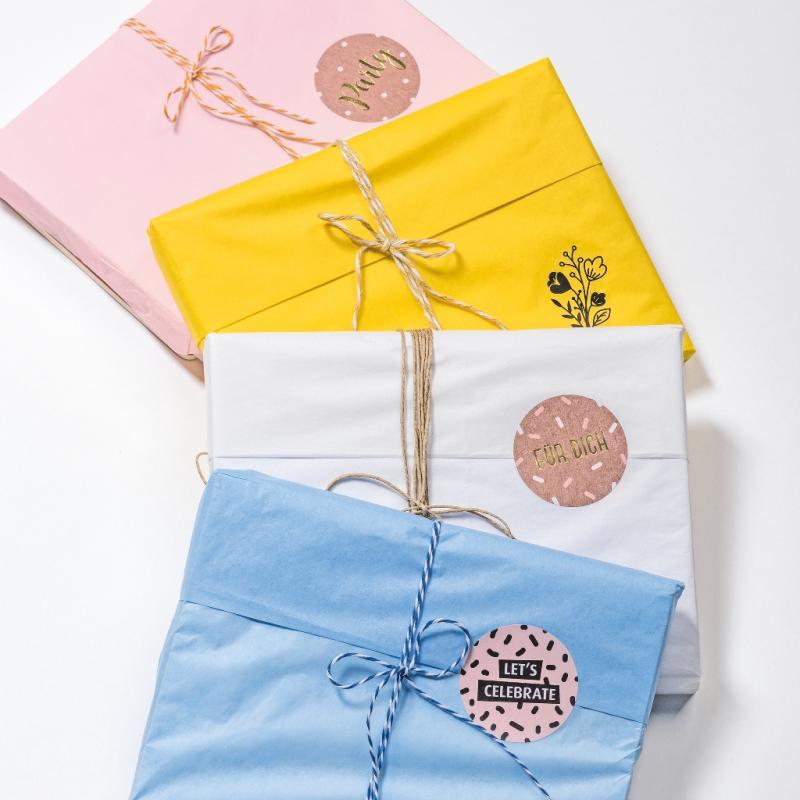 Heyda Seidenpapier 5 Blatt 50x70cm 20g/m² rosa