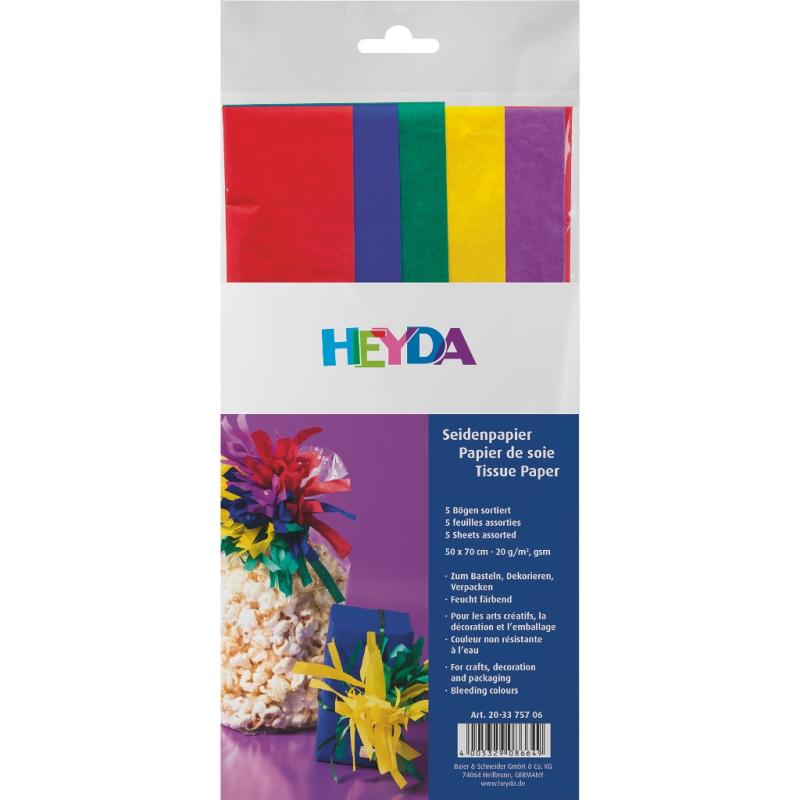 Heyda Seidenpapier 50 x 70 cm Sortierung 2