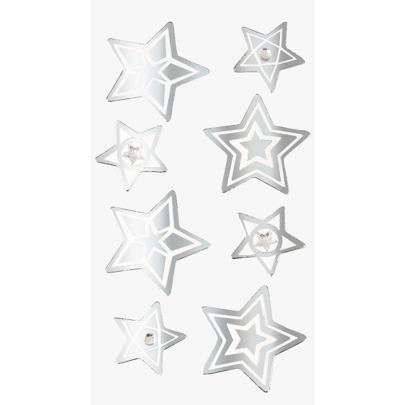 Heyda Sticker-Mix Silbersterne