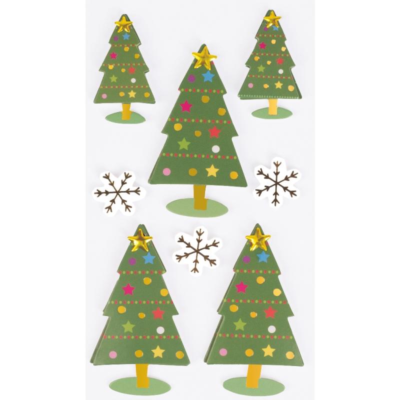 Heyda Sticker-Mix Weihnachtsbäume I