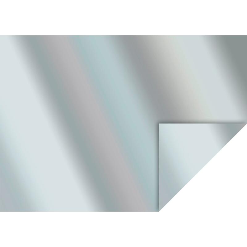 Heyda Tonpapier 50x70cm 130g/m² silber glanz