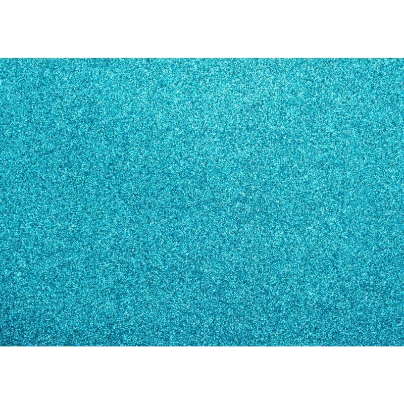 Kangaro Glitterkarton 50 x 70 cm 300g/m² ozeanblau