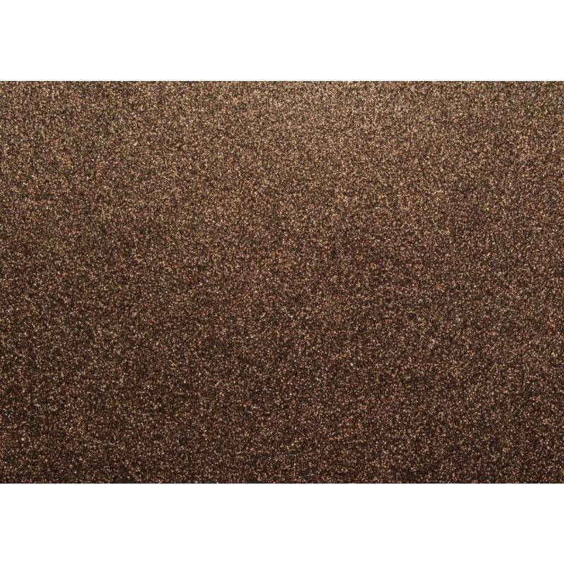 Kangaro Glitterkarton 50 x 70 cm 300g/m² rustikales braun
