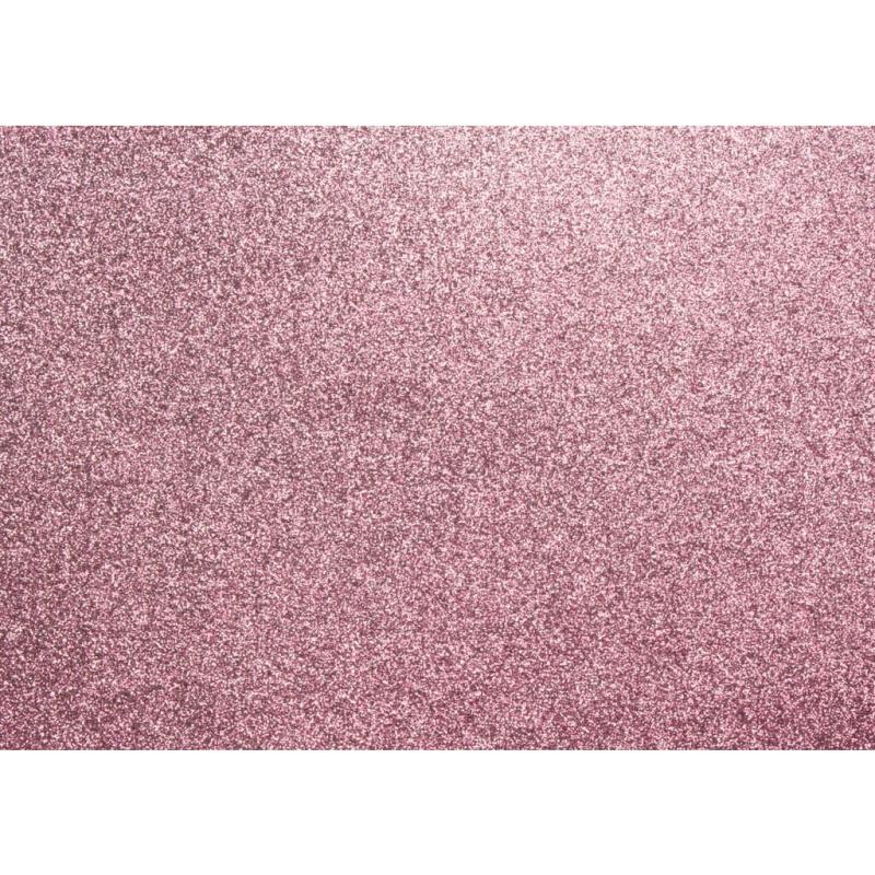 Kangaro Glitterkarton 50 x 70 cm 300g/m² altrosa