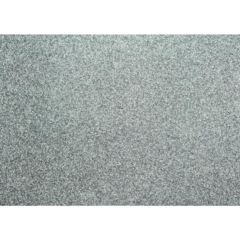 Kangaro Glitterkarton 50 x 70 cm 300g/m² platinumgrau