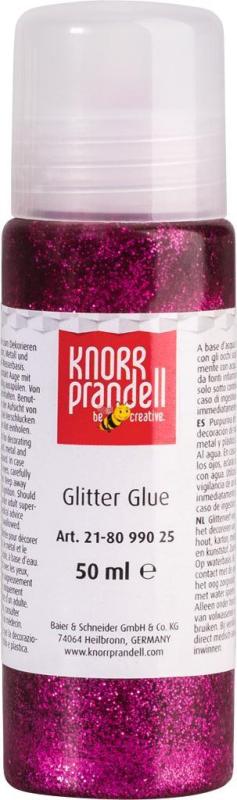 KNORRprandell Glitterfarbe Glitter Glue fuchsia