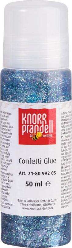 KNORRprandell Glitterfarbe Confetti Glue Fische blau