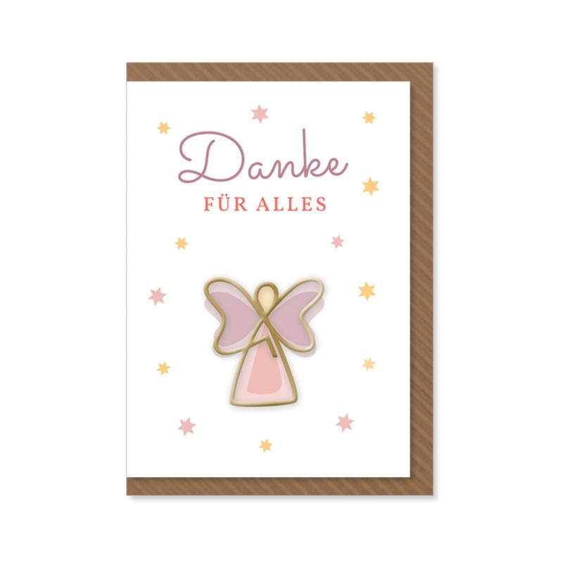 Komma³ Grußkarte Clip Card Midi Danke für Alles