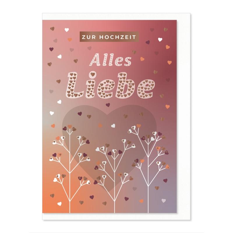 Komma³ Grußkarte Good Luck Zur Hochzeit Alles Liebe