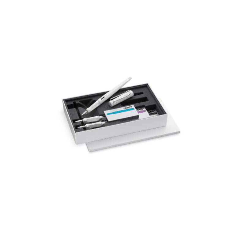 LAMY Füllhalter joy white SET