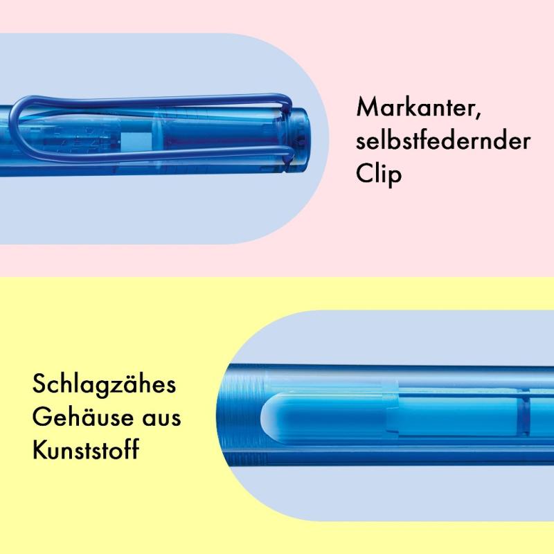 LAMY Tintenroller balloon 2.0 - blue